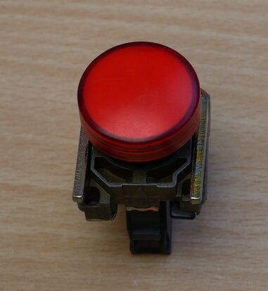 Telemecanique ZBV-M4 signal lamp LED red