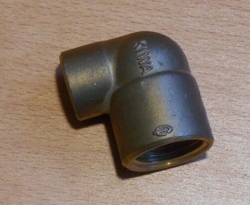 VSH solder elbow internal thread 1/2x12mm conical brass