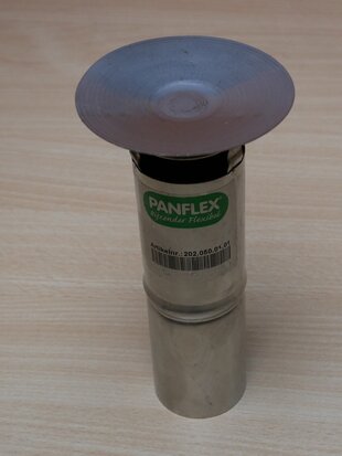 Panflex 202.050.01.01 Stainless steel rain hood diameter 50 mm