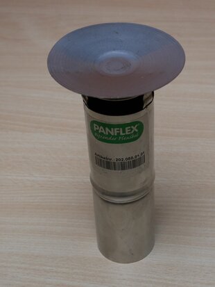 Panflex 202.050.01.01 RVS regenkap diameter 50 mm