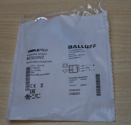 Balluff BES02WZ Inductieve standaardsensor met voorkeurtypen