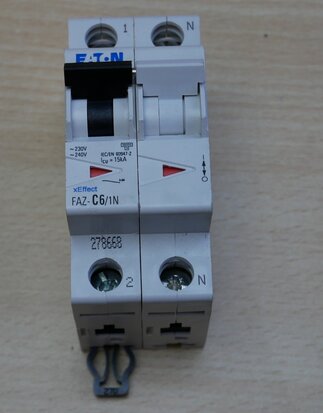 Eaton Moeller FAZ-C6/1N Circuit Breaker