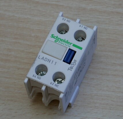Schneider Electric LADN11 contact block 1NC+1NO