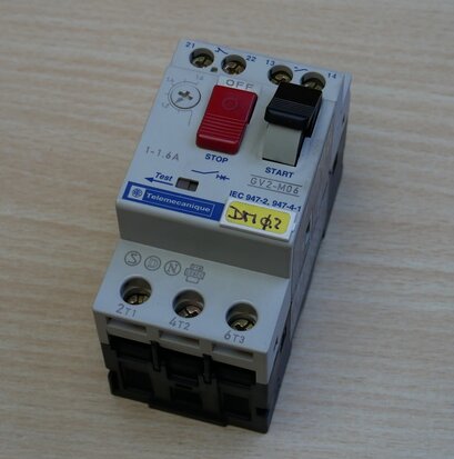 Telemecanique GV2-M06 Motor protection switch 1-1.6 A