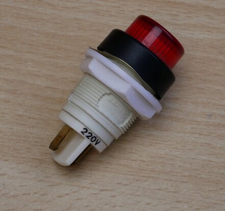 Semel signal lamp 220V red max 2W