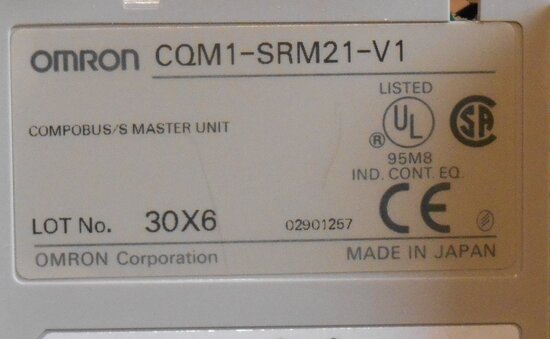 Omron PLC compobus master CQM1-SRM21-V1