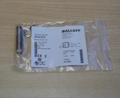 Balluff BES02FA Inductive Standard Sensors with Preferred Types