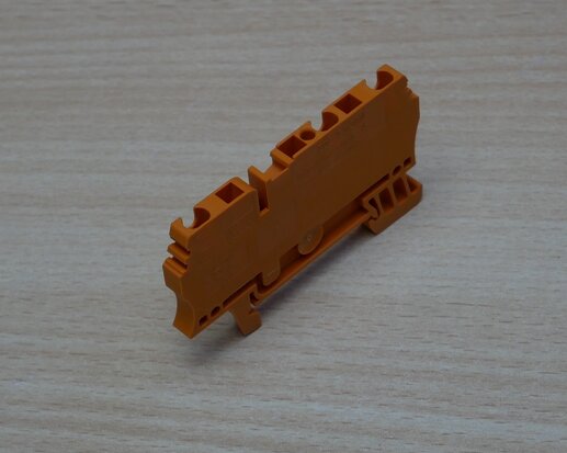 Weidmuller ZDU 2,5/3AN crimp terminal connection crimp terminal orange