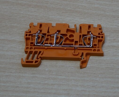 Weidmuller ZDU 2,5/3AN crimp terminal connection crimp terminal orange