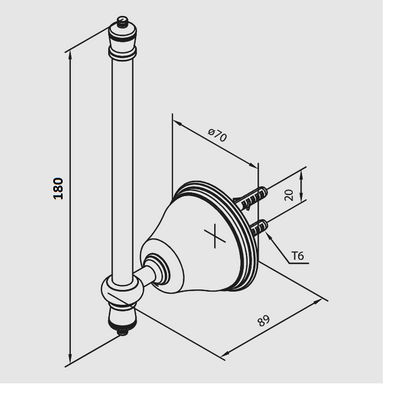 Damixa 3731700 Reserve toilet roll holder chrome