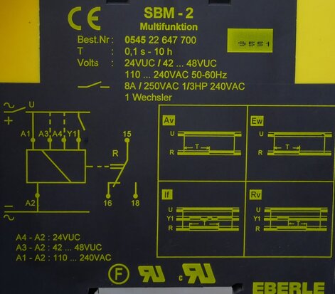 Eberle SBM-2 tijdrelais 054522647700