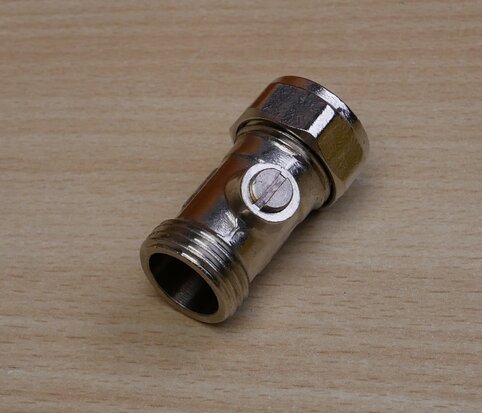 bolofix valve 15mm x 1/2'' chromed straight