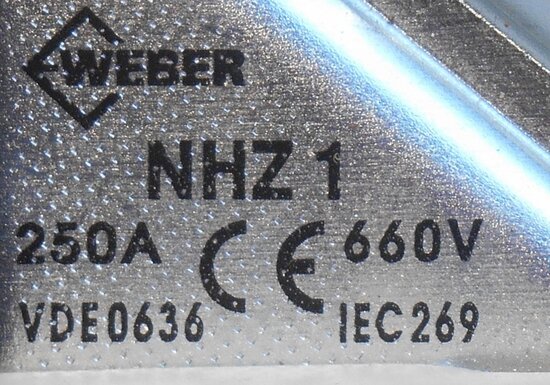 Weber NHZ1 blade cartridge holder 250A