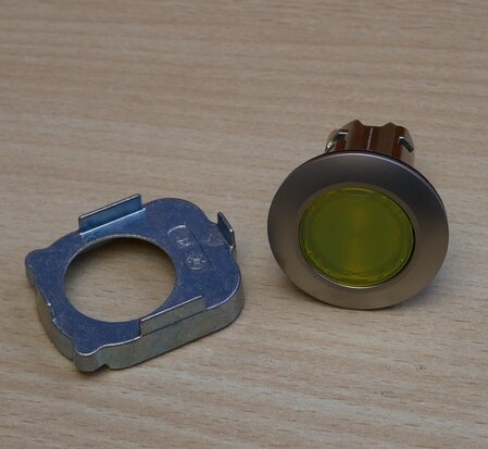 Siemens 3SU10610JD300AA0 Signaalelement 30MM RVS geel ip69k