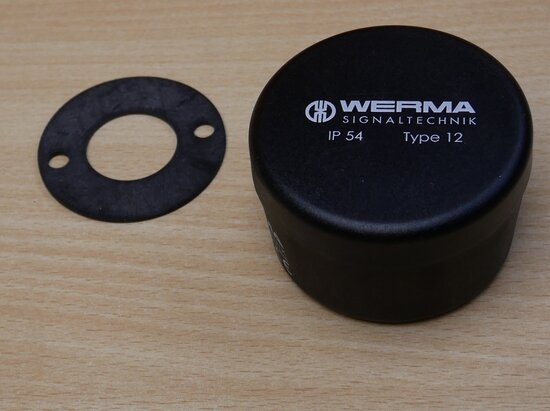 Werma 84008500 Aansluitelement BWM 12-230VAC DC BK