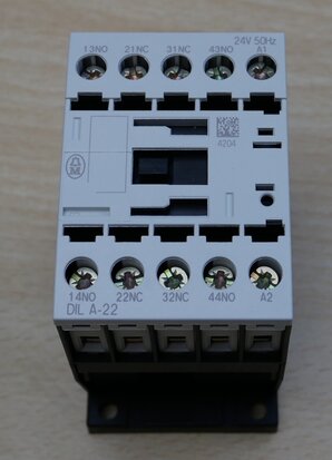 Moeller DILA-22 contactor 24V 50HZ 2NO 2NC, 276386