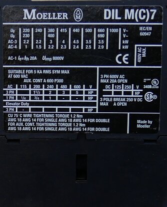 Moeller SDAINLM12 Star Delta Starter 5,5kW 230V AC 278286