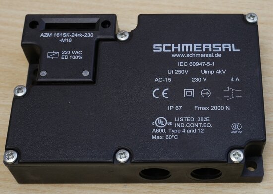 Schmersal AZM 161SK-24RK-M16-230 Safety interlock M16 230V AC