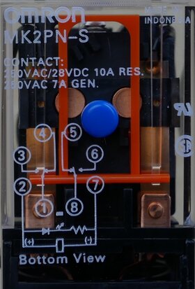 Omron MK2PN-S relay 12V DC 8 pin 10A