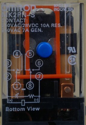Omron MK2PN-S relais 24V DC 8 pin 10A