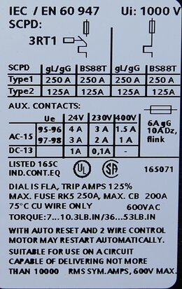 Siemens 3RU1146-4JB0 Overbelastingsrelais 45 - 63 A Size S3, 3RU11464JB0