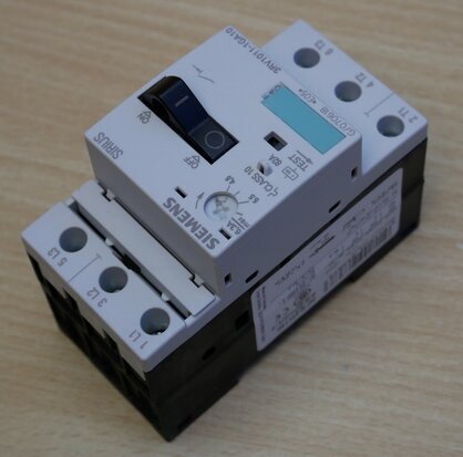 Siemens 3RV1011-1GA10 motorbeveiligingsschakelaar 4.5-6.3A S00, 3RV10111GA10