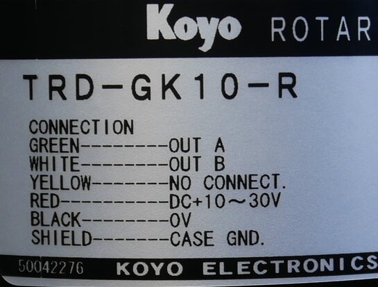 Koyo TRD-GK-10-R Rotary Encoder