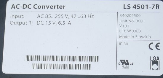 Power-One LS4501-7R Switching power supply AC-DC converter