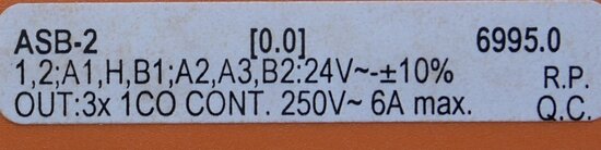 Contaclip ASB-2 Digital switching module 6995.0