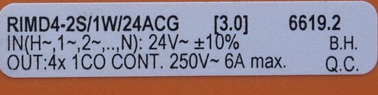 Contaclip RIMD4-2S/1W/24 ACG Multiple relay module 6619.2