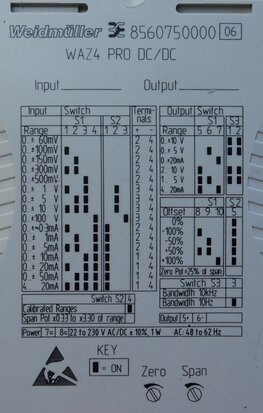 Weidmuller 8560750000 WAZ4 PRO Signal converter