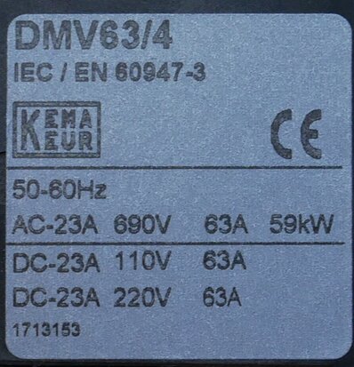 Eaton Holec DCM-63/4 Lastscheider DCM 63 A 4P