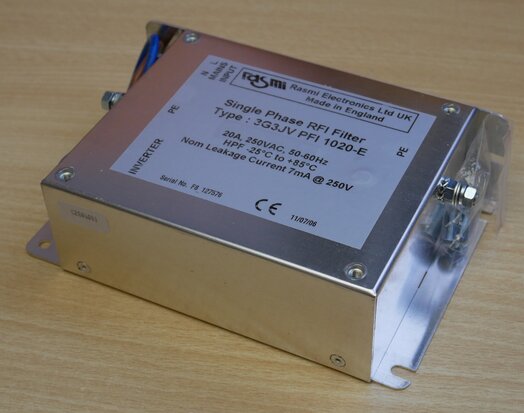 Rasmi 3G3JV PFI 1020-E Single Phase RFI Filter