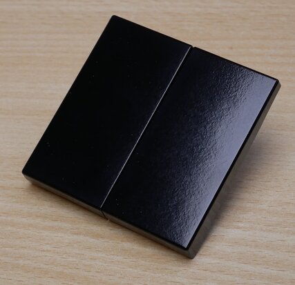 Jung LS1565.07SW taster dimmerplaat zwart Serie LS