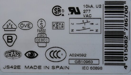 Moeller FAZ-C10/1N Installatieautomaat 10A 1P+N 278674