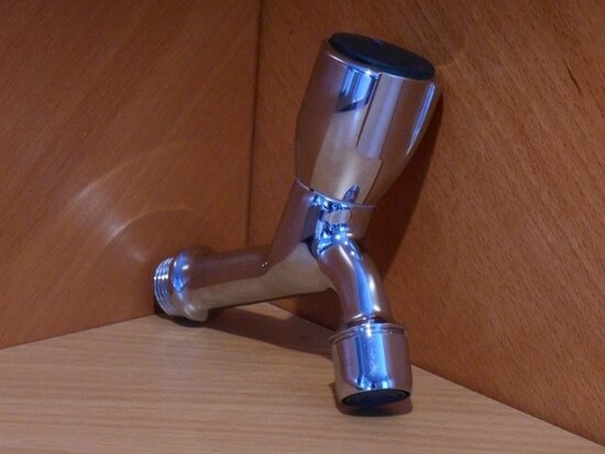 Venlo Nimbus Messing toiletkraan laag model met perlator chroom H3303001