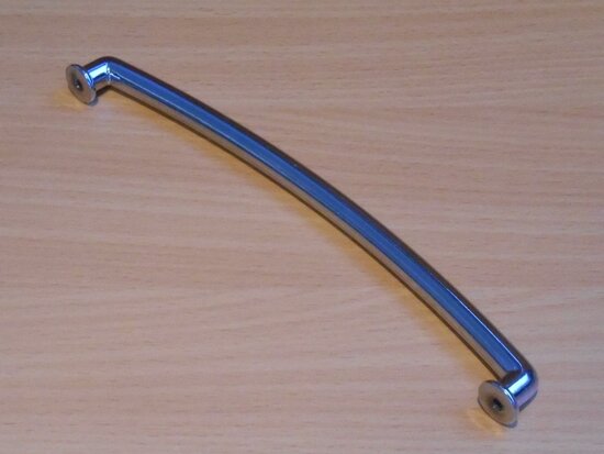 Handle metal bow handle chrome 205x30x14 mm bore size 192mm