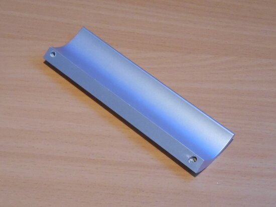 Aluminum grip handle 138x39x11 mm bore size 128mm