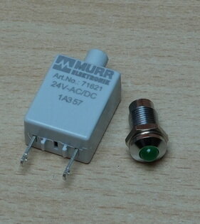 Murrelektronik 71621 LED Indicator light green 24V