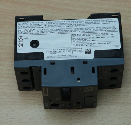 Siemens 3RV1011-0FA10 motorbeveiligingsschakelaar 0.35...0.50A