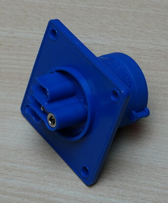 PCE 613-6V cee-toestelcontactdoos recht 16A 3p 230V 6h blauw IP44