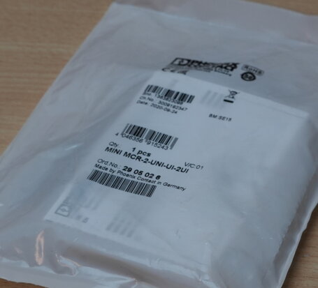 Phoenix Contact MINI MCR-2-UNI-UI-2UI Signaalverdubbelingsmoduul 2905026