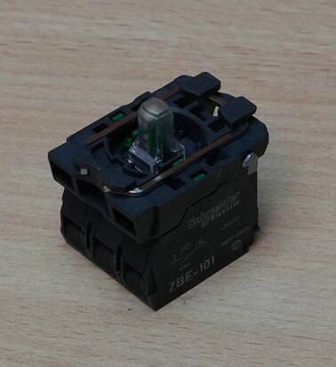 Schneider ZB5AW0B33 hulpschakelblok LED signaal lamp
