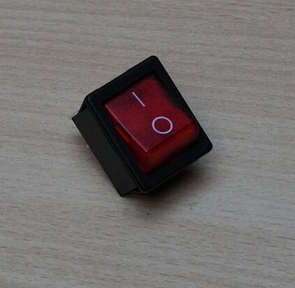 ARCOLECTRIC C1353ATNAN knop rood 16A 250V