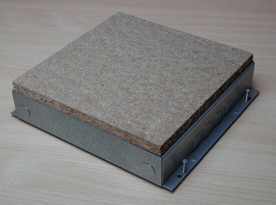 HPL 715.0310 Vloerdoos instort 50mm 4x 230V + 6x DATA evs deksel 15mm