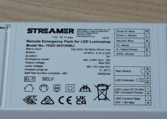 Thorn 96634428 Emergency Kit Just E3 Plug&Play Kit SelfTest LiFePo4