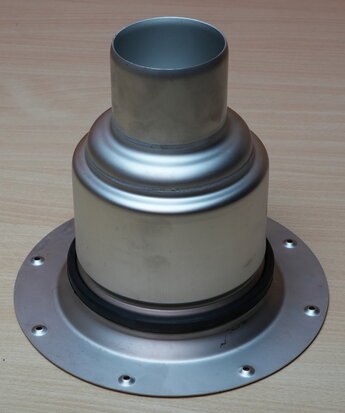 Berg 906.075 afvoerput RVS (304) vloerput OU Ø 75 MM
