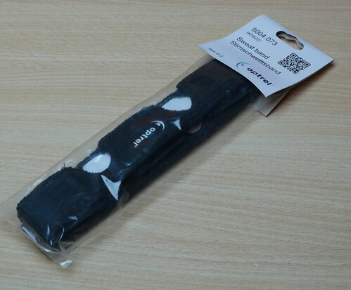 Optrel-5004073-Zweetband-wasbaar-zwart-katoen
