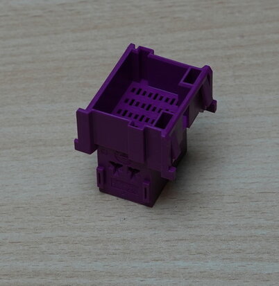 TE Connectivity / AMP 1-967628-1 Steckverbinder FLA-ST-GEH 2.8 15P violett