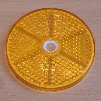 Hella Reflector rond oranje 60mm 0221353